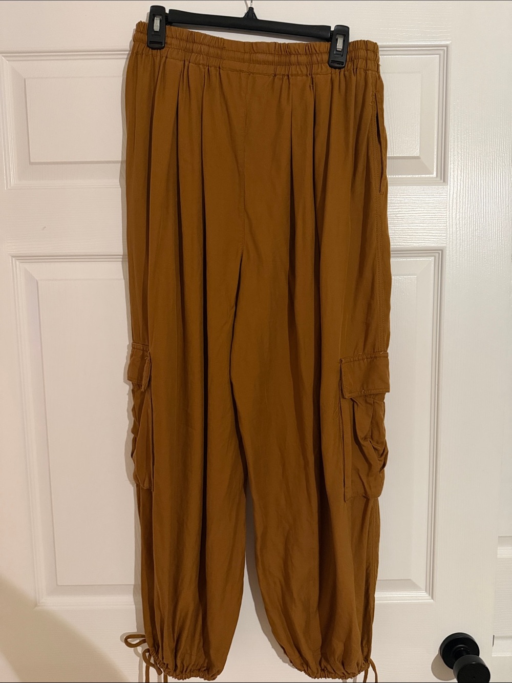 Free People Palash Rust Cargo Jogger Pants - Picture 8 of 8